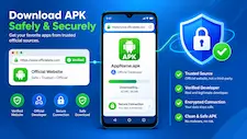 Trusted APK download source with verified developer and secure connection