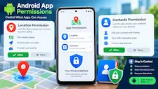 Android location and contacts app permissions