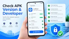 Verify a trusted APK source before downloading an update