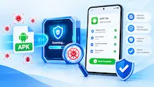 Scan an APK update for malware before installation