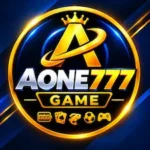AONE777 Game logo with modern gaming design